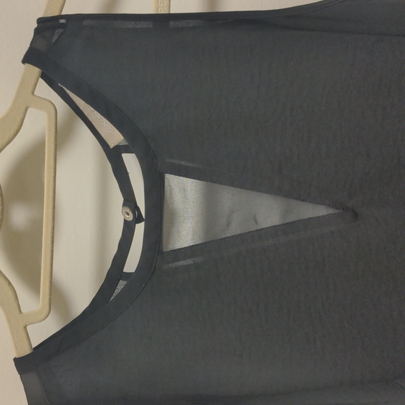 Banana Republic Sheer Sleeveless  Top - Picture 2 of 4